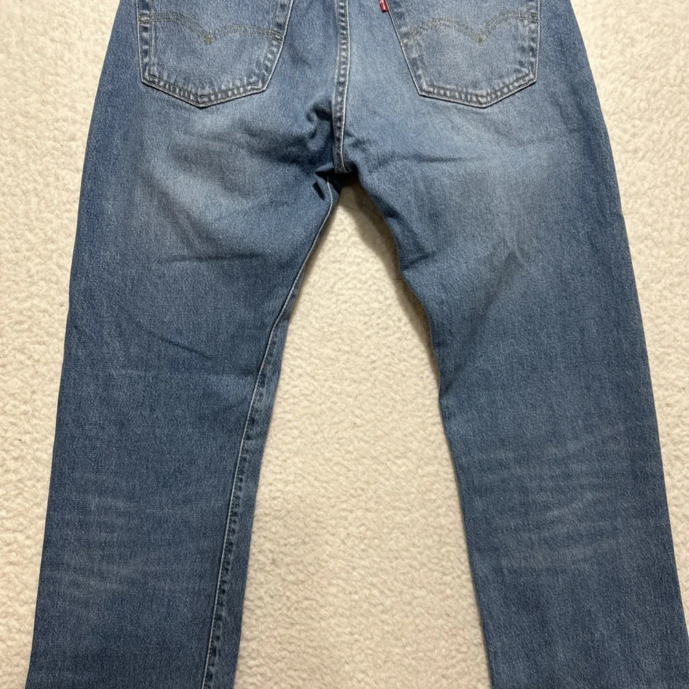 Levi's Strauss‎ 501 Original Straight Regular Light Blue Men's Denim Jeans Sz 32